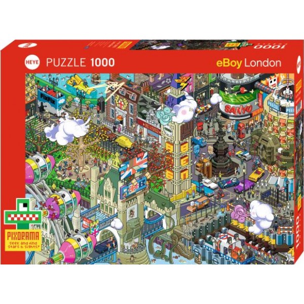 Pixorama- Londyn ,eBoy (1000el.) - Sklep Art Puzzle